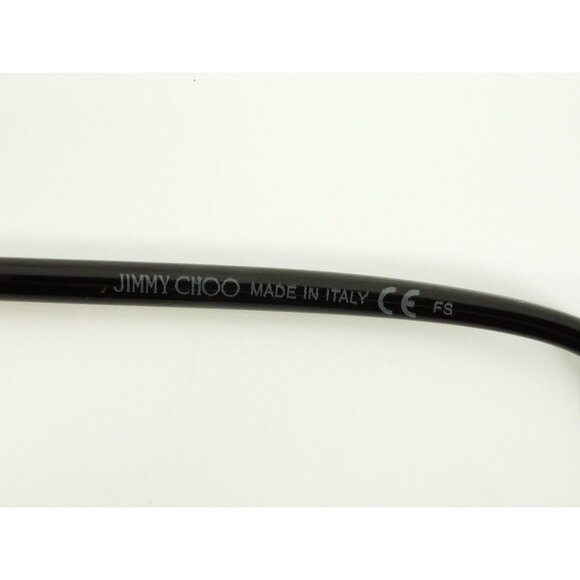 Jimmy Choo Eyeglasses FRAMES ONLY Black Wayfarer 53-17-134 - Picture 13 of 15